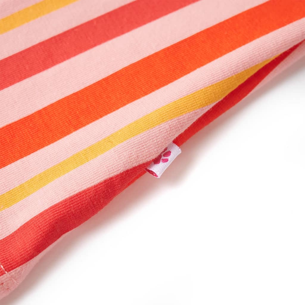 Kinderjurk met trekkoord 116 roze en rood is nu te koop bij PeponiXL, paradijselijk wonen!