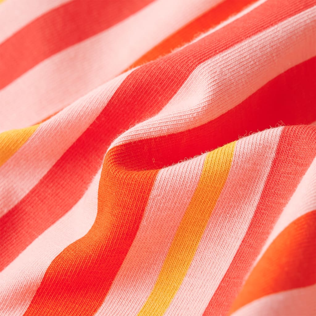 Kinderjurk met trekkoord 128 roze en rood is nu te koop bij PeponiXL, paradijselijk wonen!