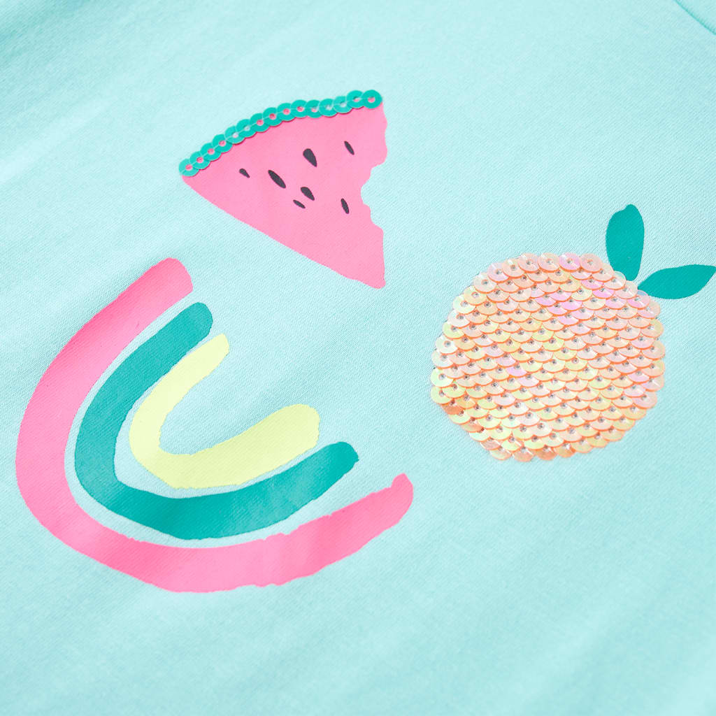 Kindershirt 140 lichtmint is nu te koop bij PeponiXL, paradijselijk wonen!
