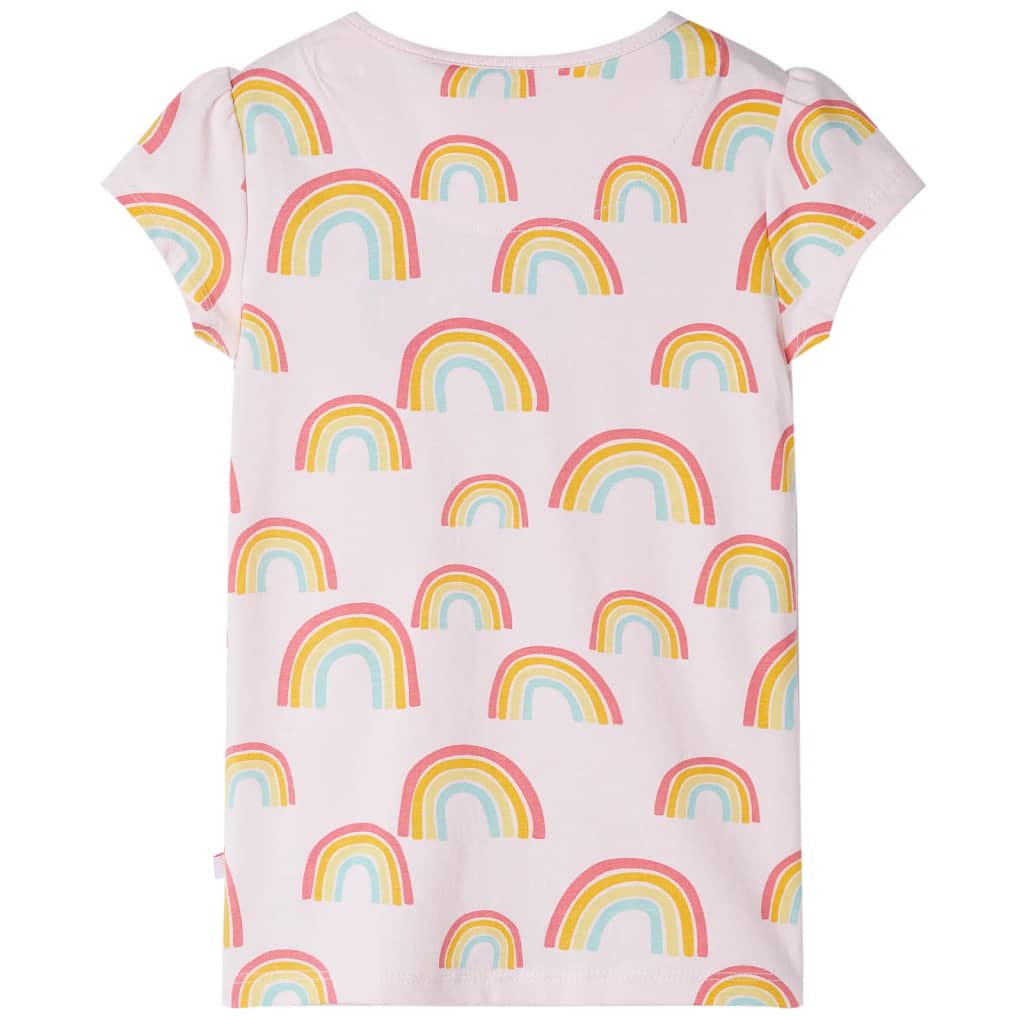 Kinderpyjama met korte mouwen 116 zachtroze is nu te koop bij PeponiXL, paradijselijk wonen!