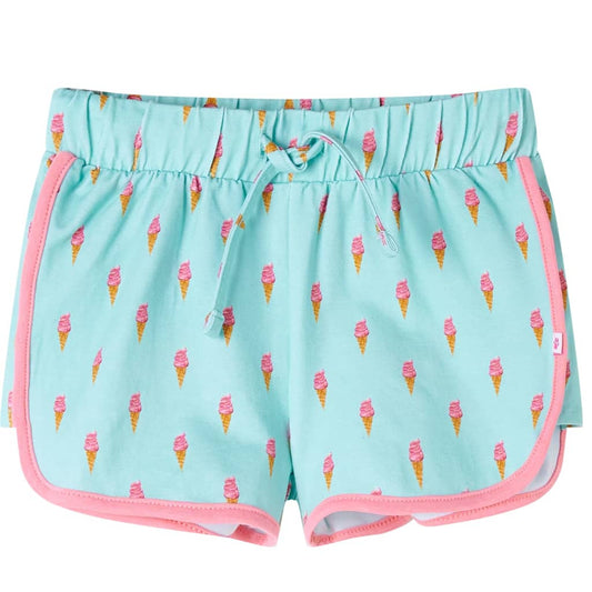 Kindershorts met trekkoord 128 lichtmintkleurig is nu te koop bij PeponiXL, paradijselijk wonen!