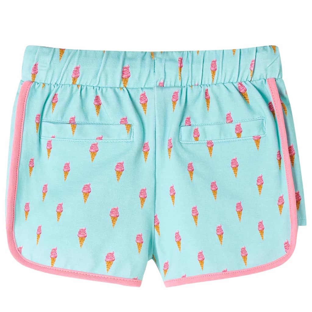 Kindershorts met trekkoord 128 lichtmintkleurig is nu te koop bij PeponiXL, paradijselijk wonen!