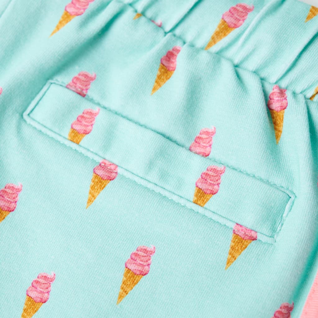 Kindershorts met trekkoord 128 lichtmintkleurig is nu te koop bij PeponiXL, paradijselijk wonen!