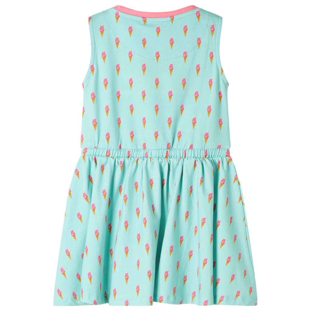 Kinderjurk met trekkoord 116 lichtmint is nu te koop bij PeponiXL, paradijselijk wonen!