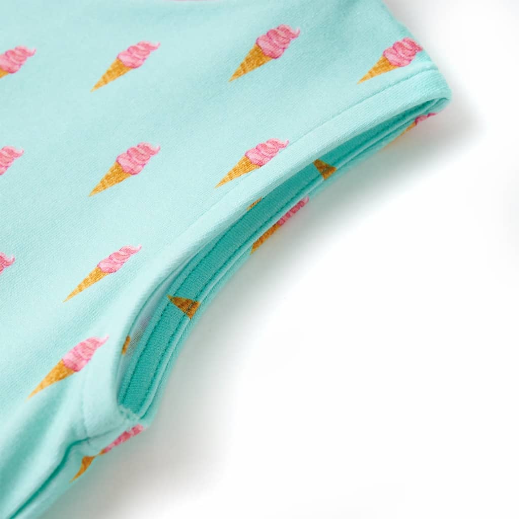 Kinderjurk met trekkoord 128 lichtmint is nu te koop bij PeponiXL, paradijselijk wonen!