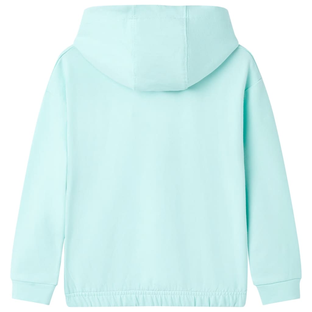 Kindertrui met capuchon 128 lichtzeeblauw is nu te koop bij PeponiXL, paradijselijk wonen!