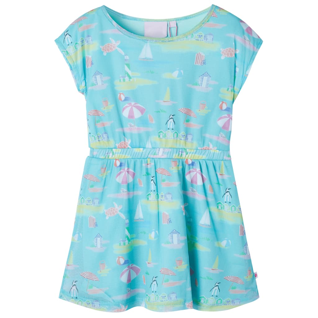 Kinderjurk 116 lichtzeeblauw is nu te koop bij PeponiXL, paradijselijk wonen!