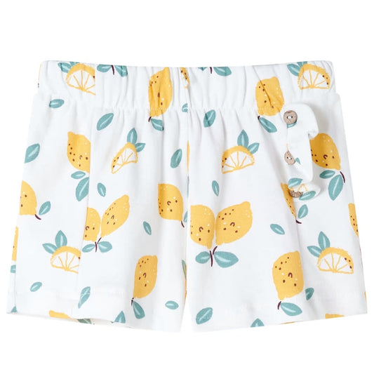 Kindershorts 128 ecru is nu te koop bij PeponiXL, paradijselijk wonen!