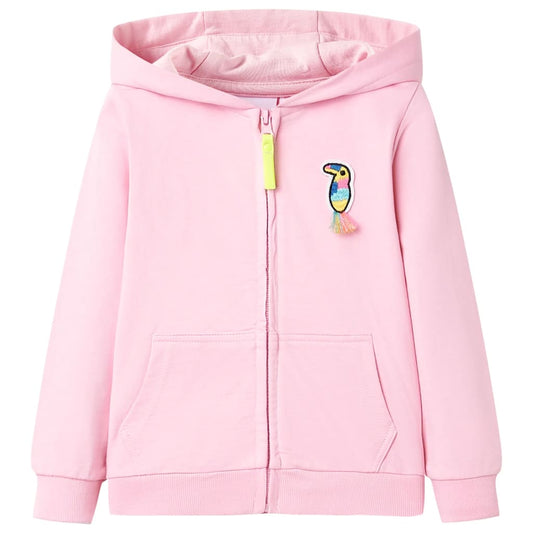 Kindervest met capuchon en rits 104 felroze is nu te koop bij PeponiXL, paradijselijk wonen!