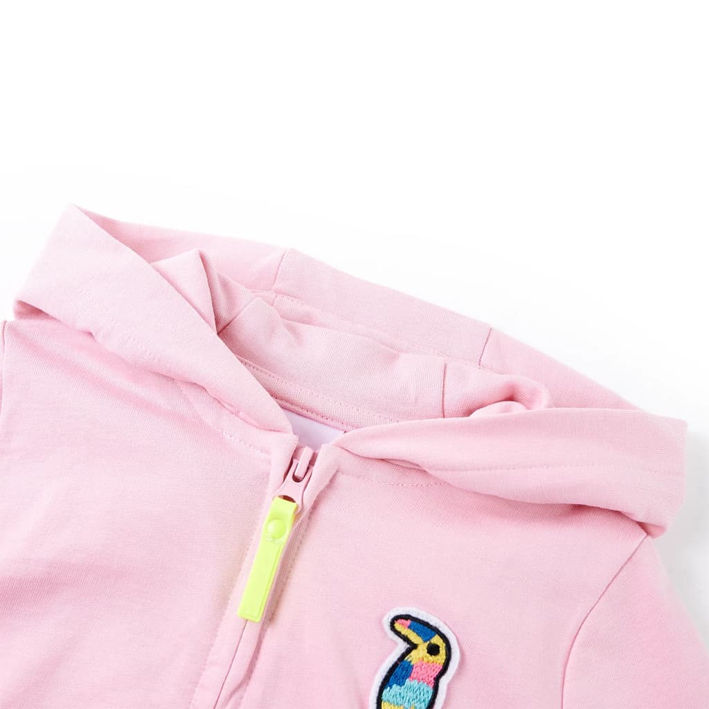 Kindervest met capuchon en rits 116 felroze is nu te koop bij PeponiXL, paradijselijk wonen!