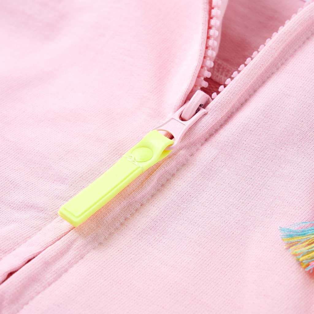 Kindervest met capuchon en rits 116 felroze is nu te koop bij PeponiXL, paradijselijk wonen!