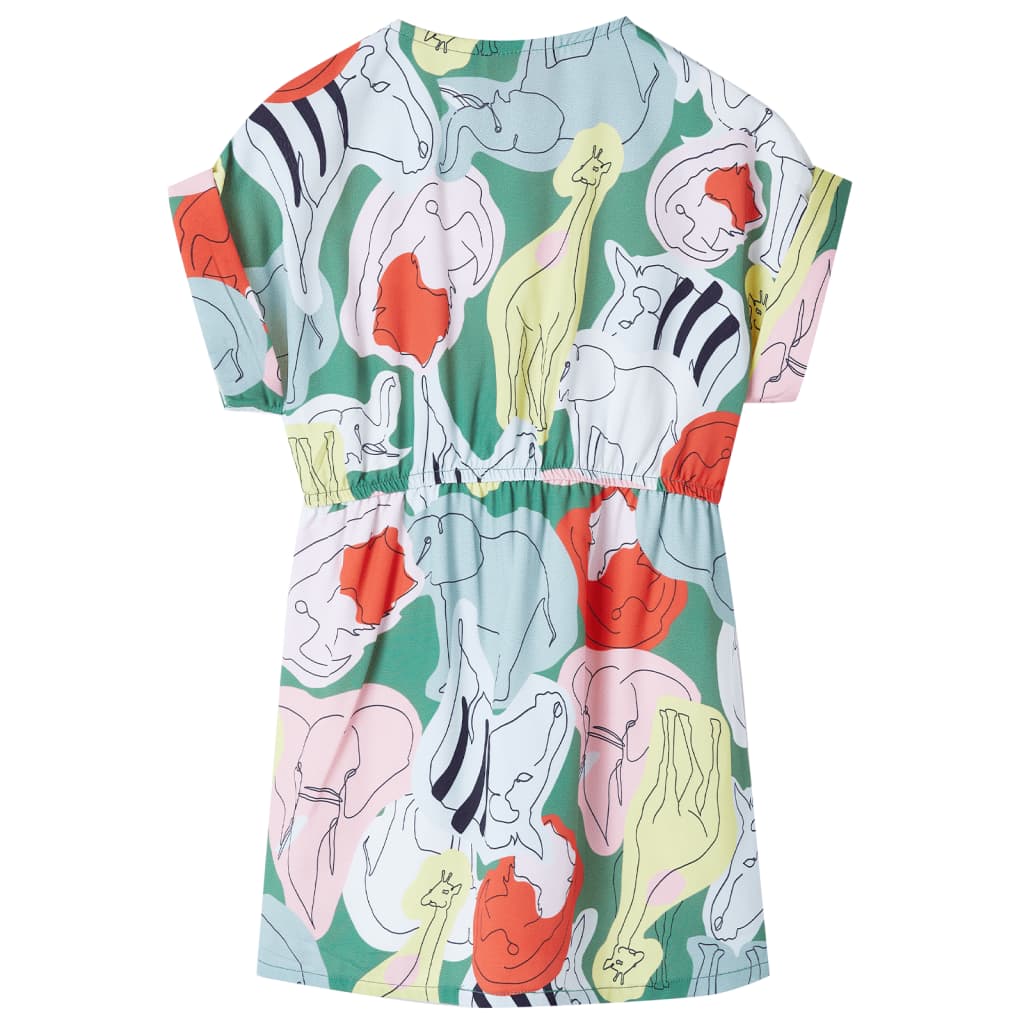 Kinderjurk 140 groen is nu te koop bij PeponiXL, paradijselijk wonen!