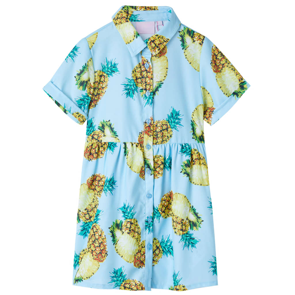 Kinderjurk 116 blauw is nu te koop bij PeponiXL, paradijselijk wonen!