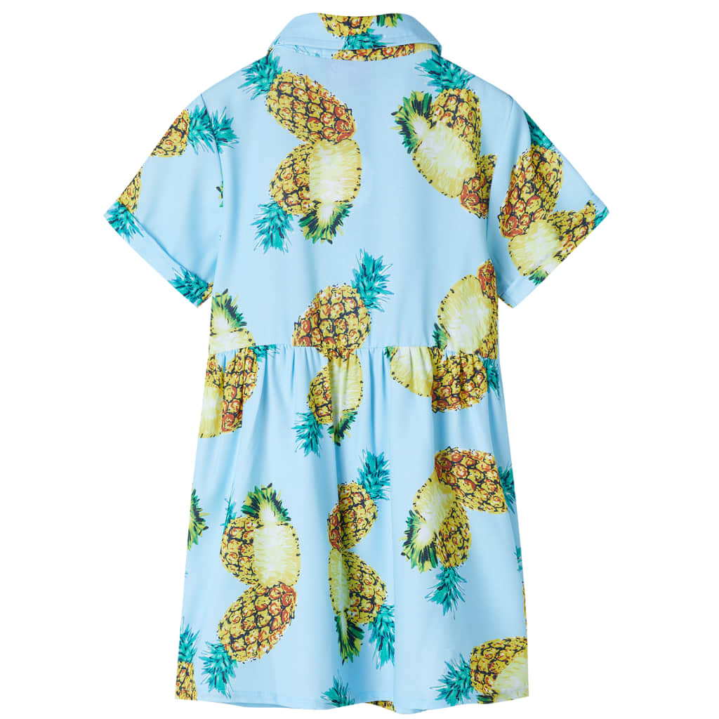 Kinderjurk 116 blauw is nu te koop bij PeponiXL, paradijselijk wonen!