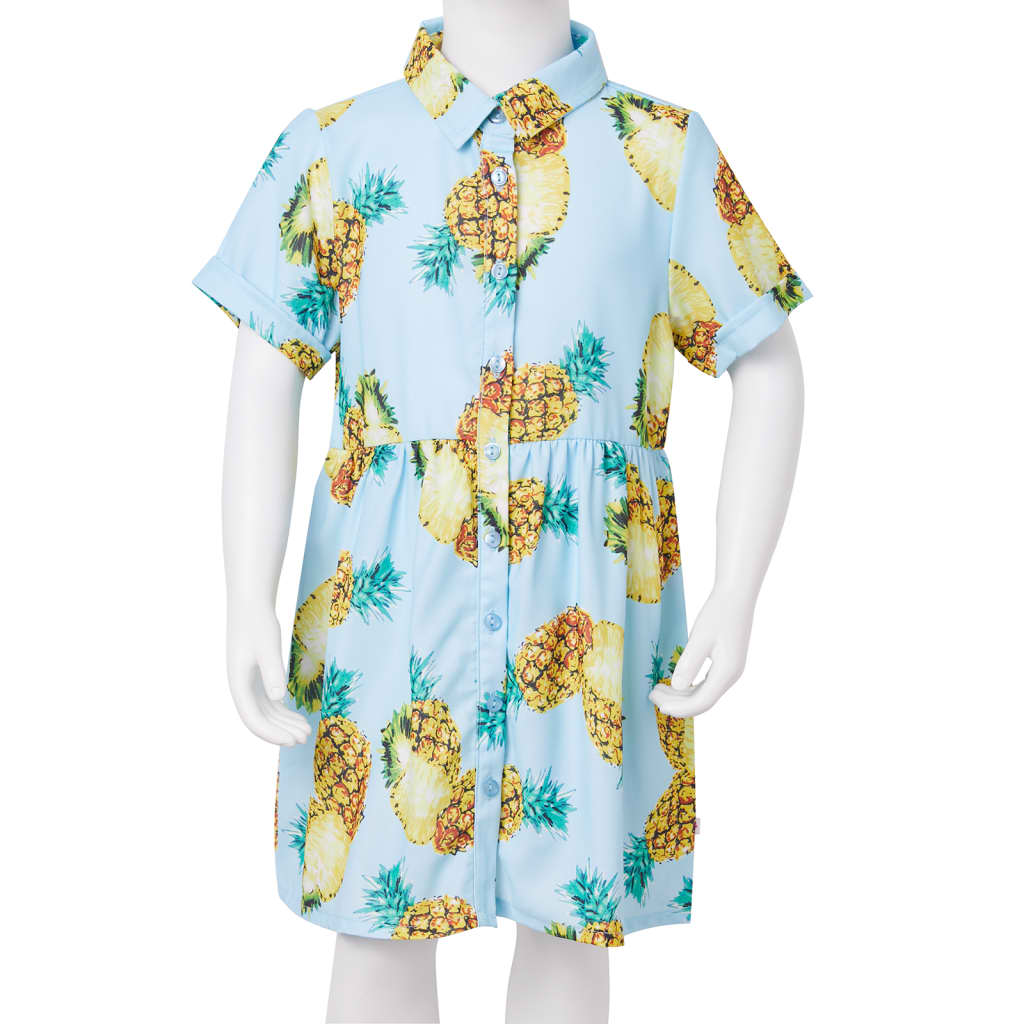 Kinderjurk 140 blauw is nu te koop bij PeponiXL, paradijselijk wonen!