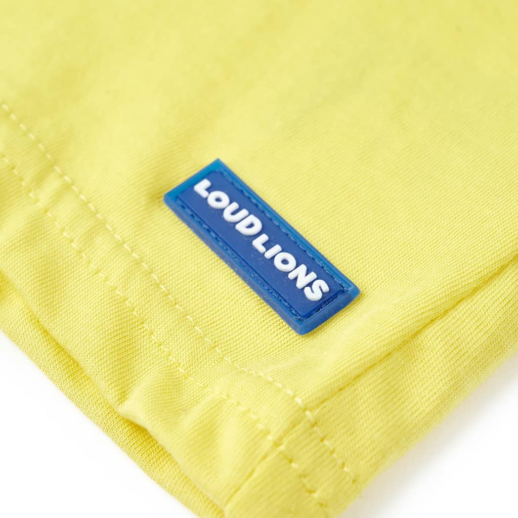 Kindershirt met korte mouwen 92 geel is nu te koop bij PeponiXL, paradijselijk wonen!