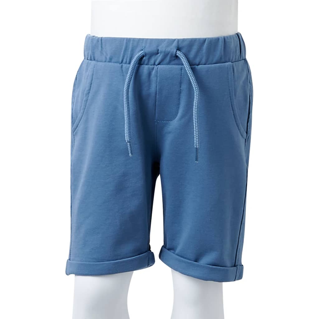 Kindershorts met trekkoord 140 donkerblauw is nu te koop bij PeponiXL, paradijselijk wonen!