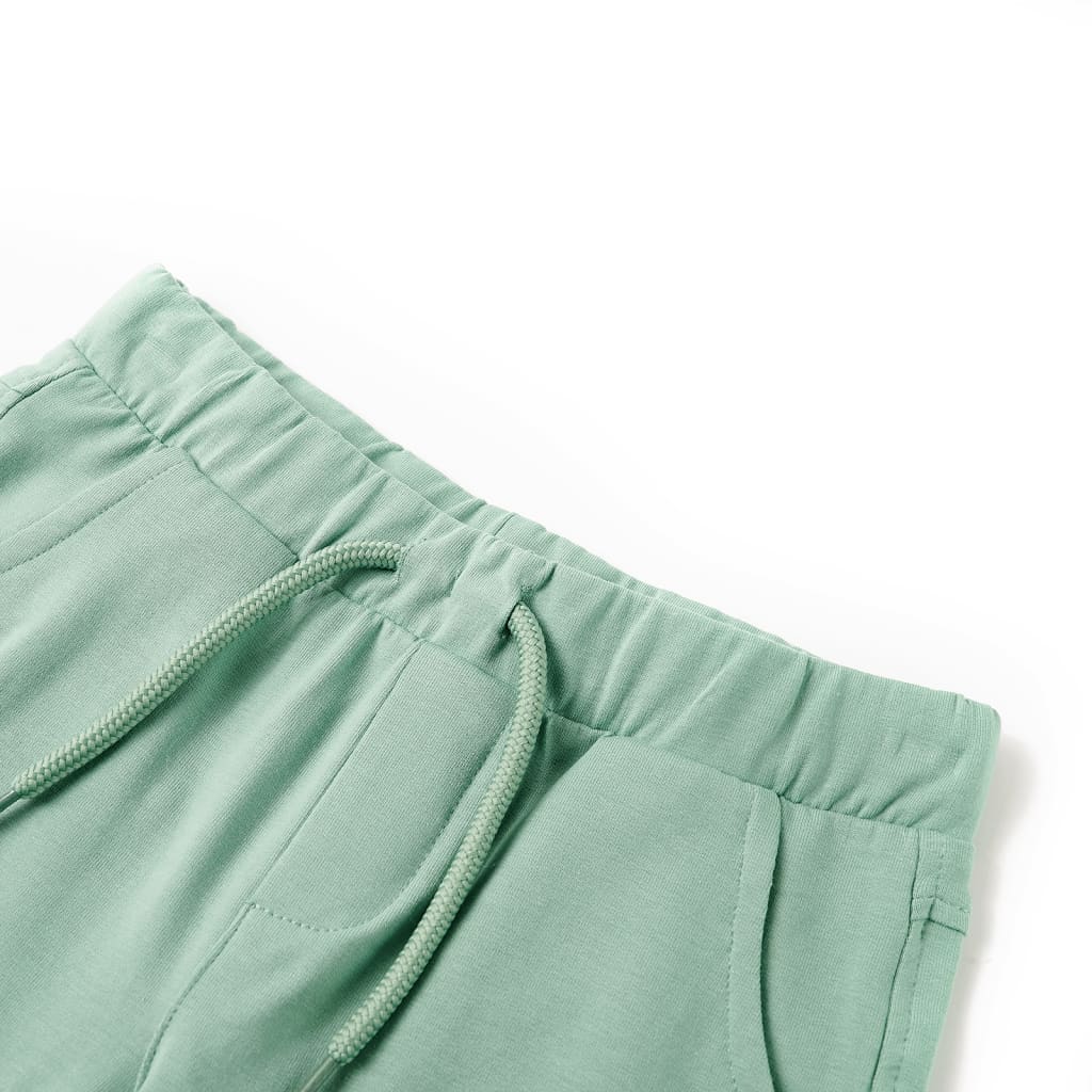 Kindershorts met trekkoord 92 lichtkaki is nu te koop bij PeponiXL, paradijselijk wonen!