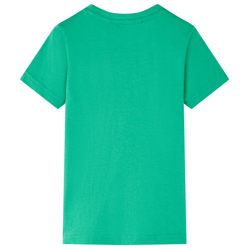 Kindershirt 104 groen is nu te koop bij PeponiXL, paradijselijk wonen!