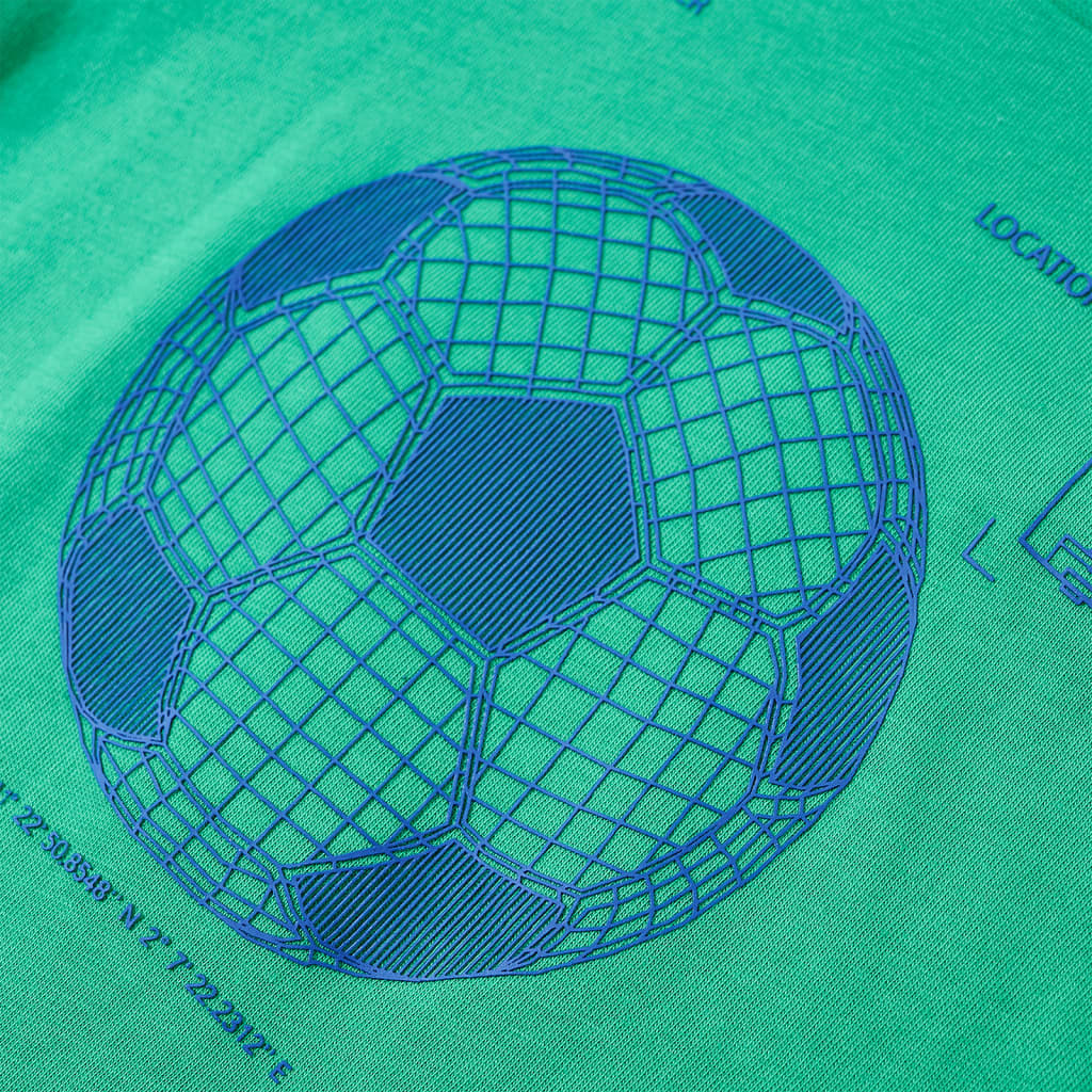 Kindershirt 104 groen is nu te koop bij PeponiXL, paradijselijk wonen!