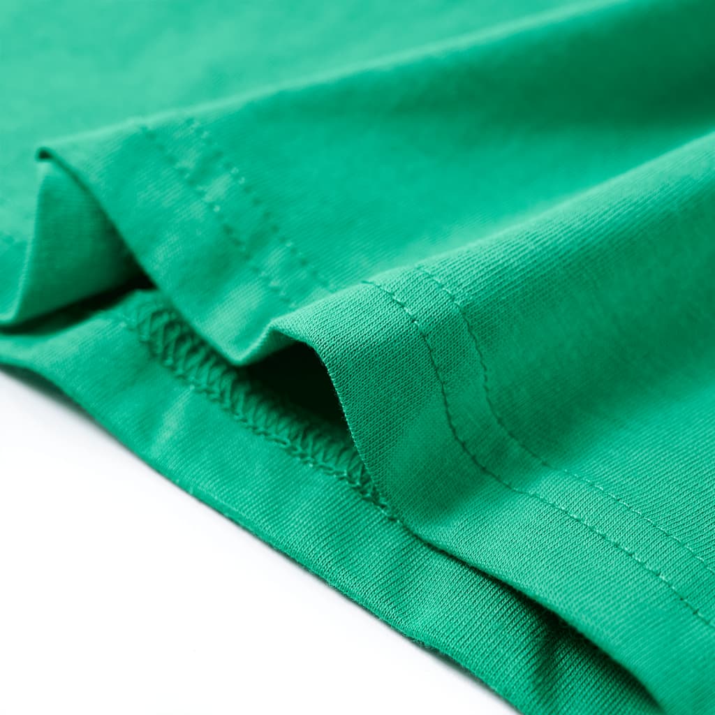 Kindershirt 104 groen is nu te koop bij PeponiXL, paradijselijk wonen!