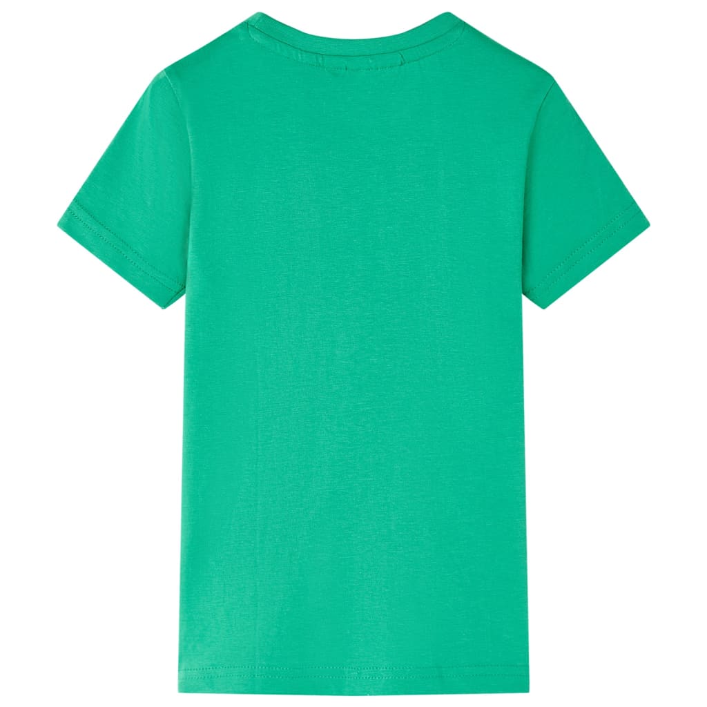 Kindershirt 116 groen is nu te koop bij PeponiXL, paradijselijk wonen!