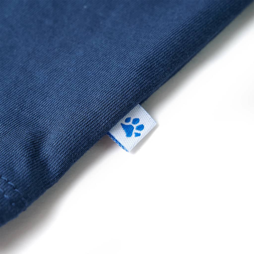 Kindershirt 92 donkerblauw is nu te koop bij PeponiXL, paradijselijk wonen!