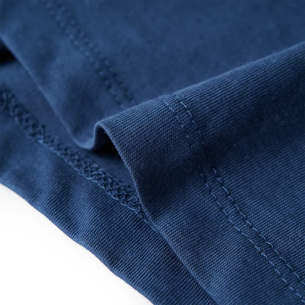 Kindershirt 92 donkerblauw is nu te koop bij PeponiXL, paradijselijk wonen!