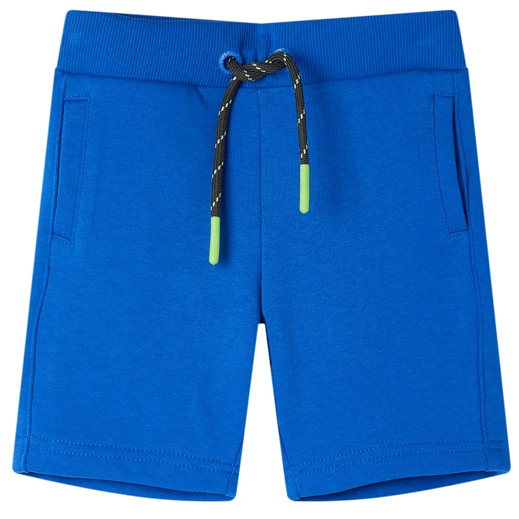 Kindershort met trekkoord 104 blauw is nu te koop bij PeponiXL, paradijselijk wonen!