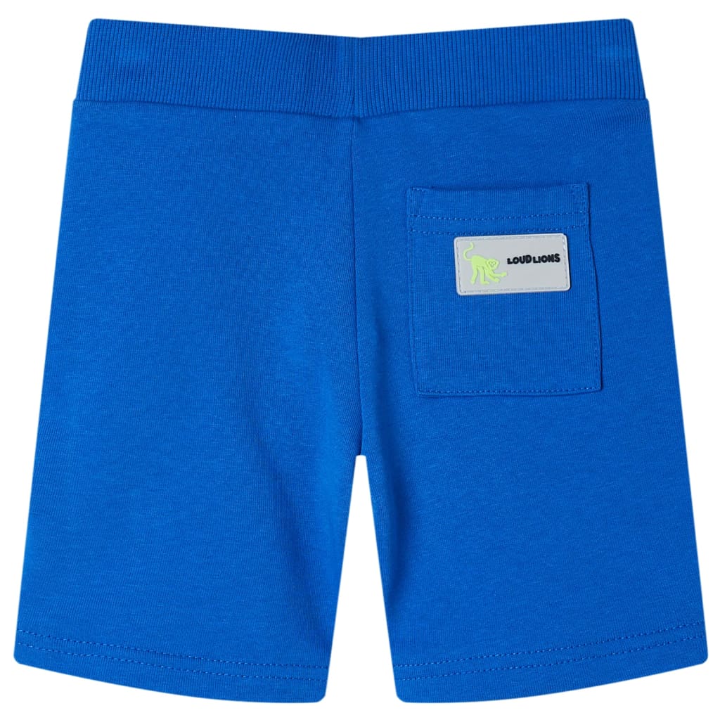 Kindershort met trekkoord 104 blauw is nu te koop bij PeponiXL, paradijselijk wonen!