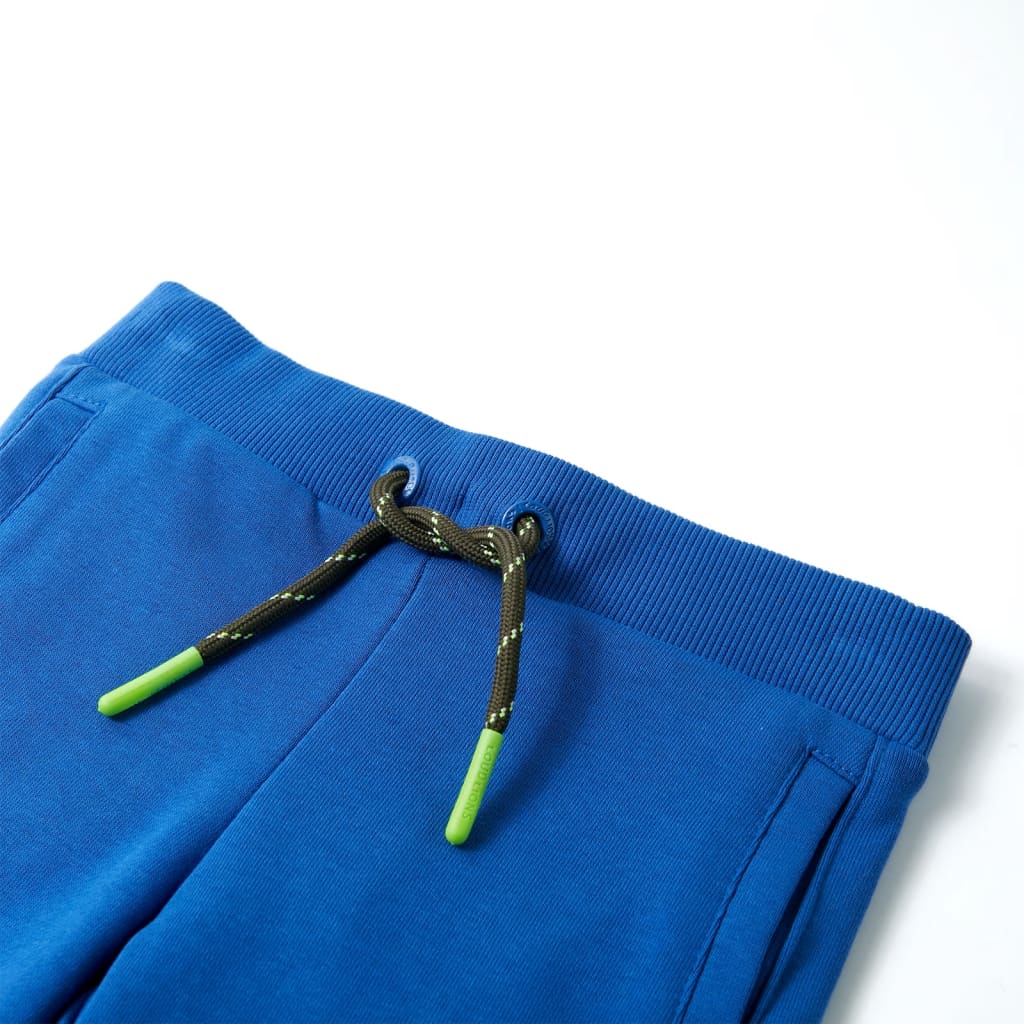 Kindershort met trekkoord 104 blauw is nu te koop bij PeponiXL, paradijselijk wonen!