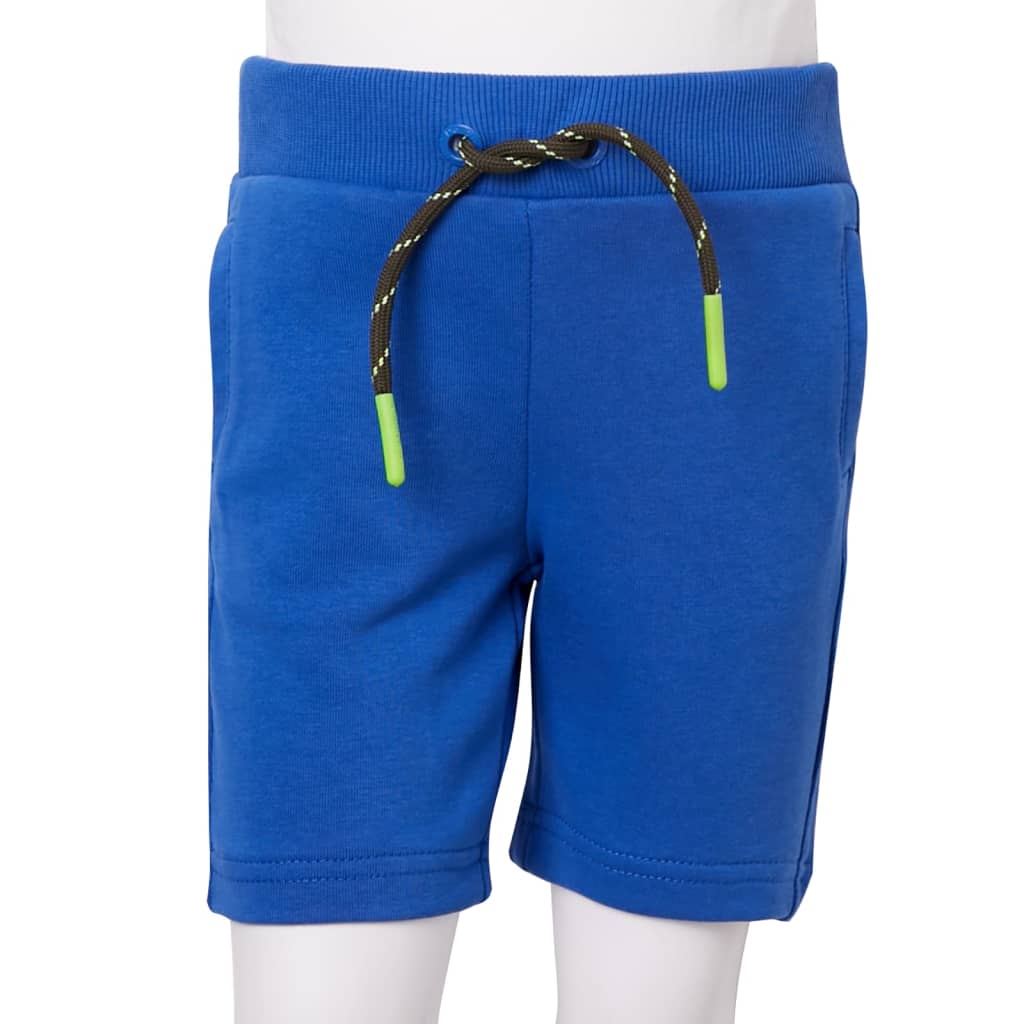 Kindershort met trekkoord 104 blauw is nu te koop bij PeponiXL, paradijselijk wonen!