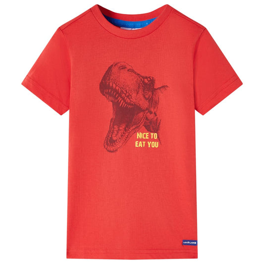 Kindershirt 104 rood is nu te koop bij PeponiXL, paradijselijk wonen!