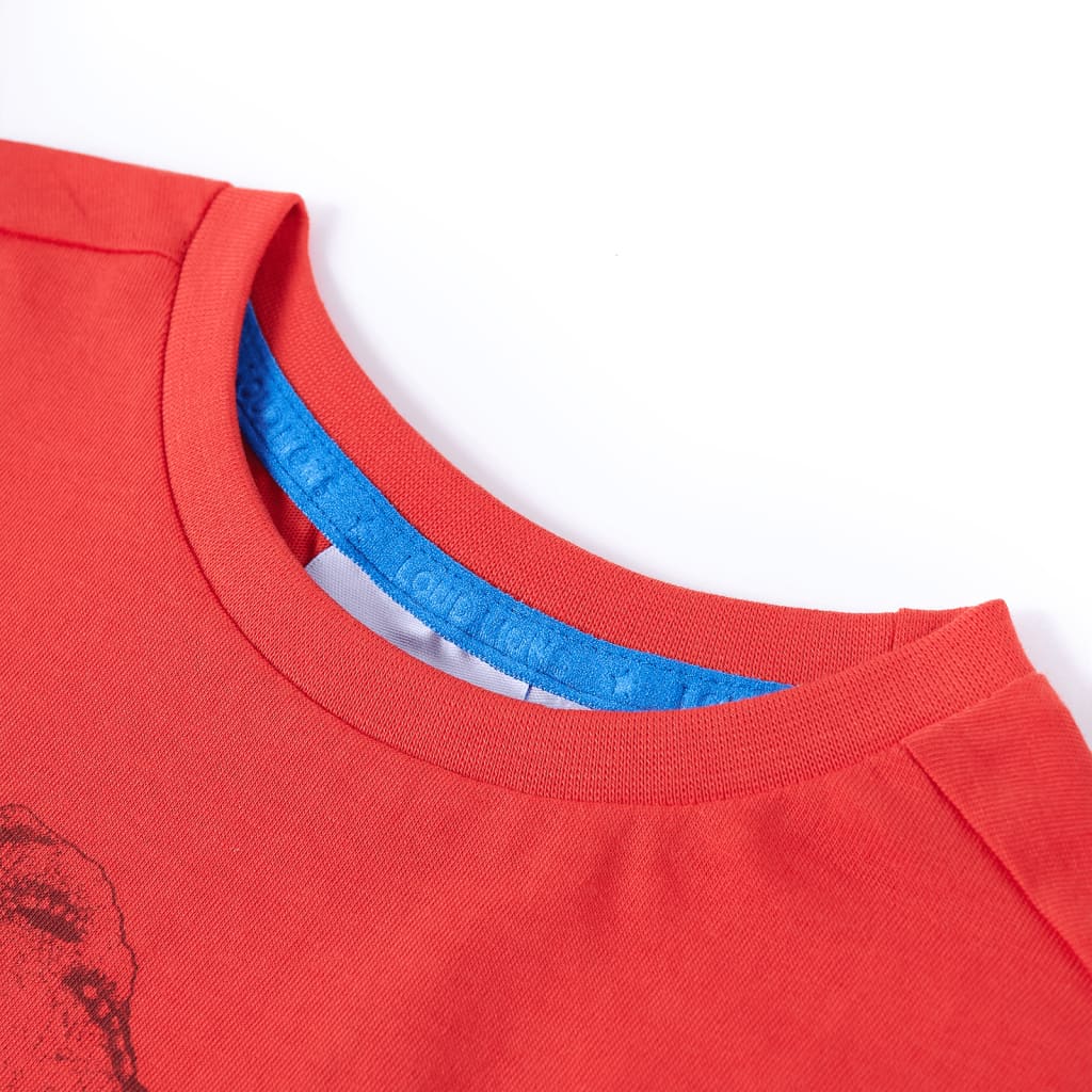 Kindershirt 104 rood is nu te koop bij PeponiXL, paradijselijk wonen!