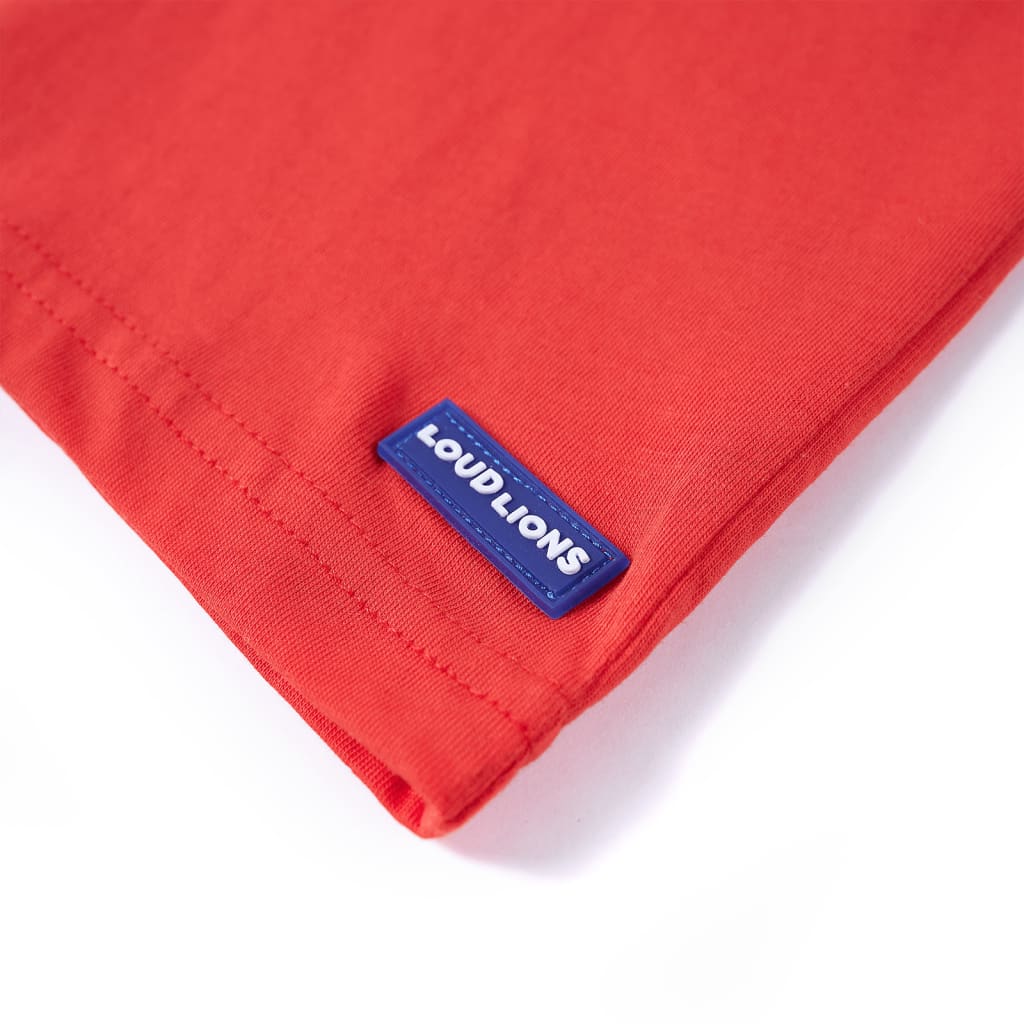 Kindershirt 104 rood is nu te koop bij PeponiXL, paradijselijk wonen!