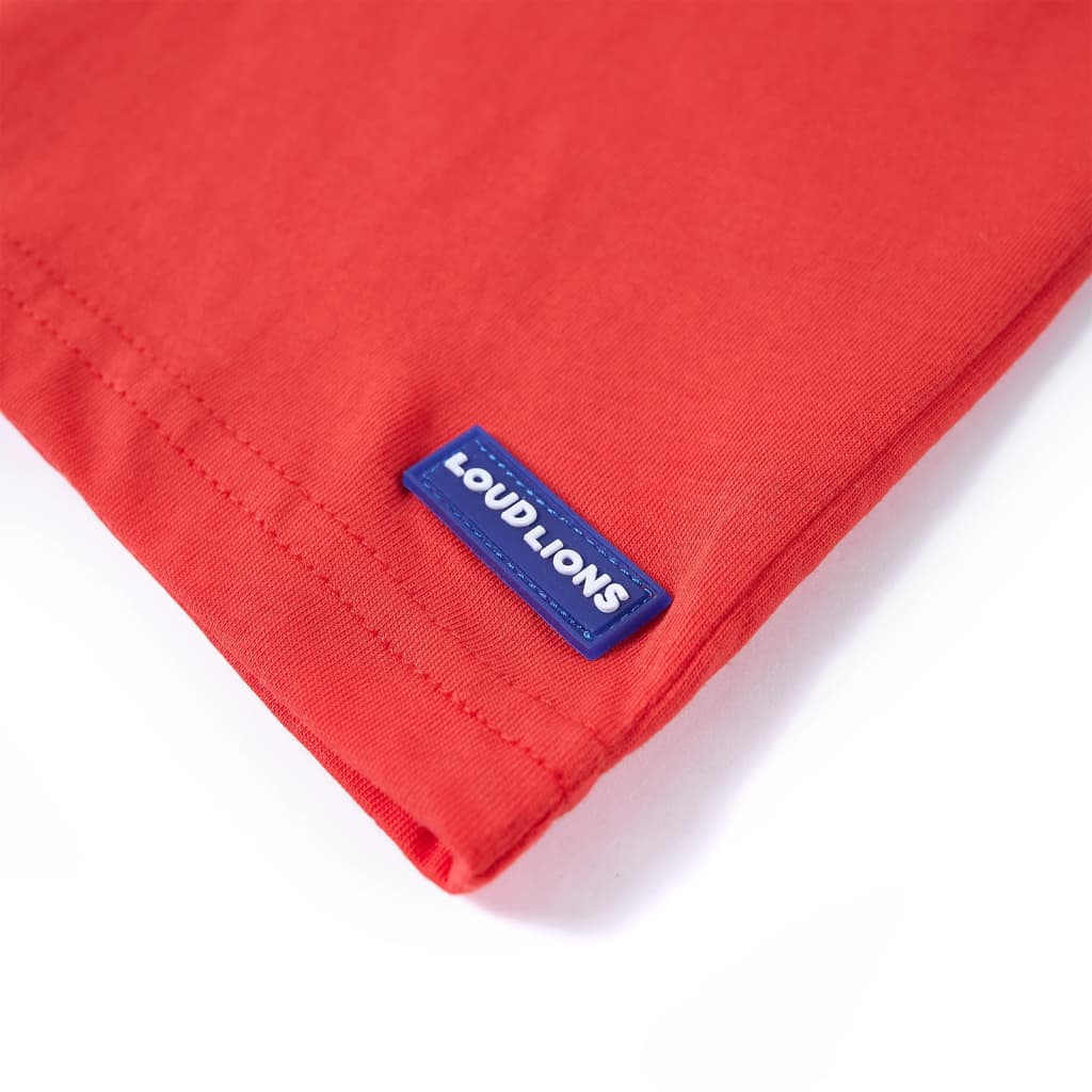 Kindershirt 140 rood is nu te koop bij PeponiXL, paradijselijk wonen!