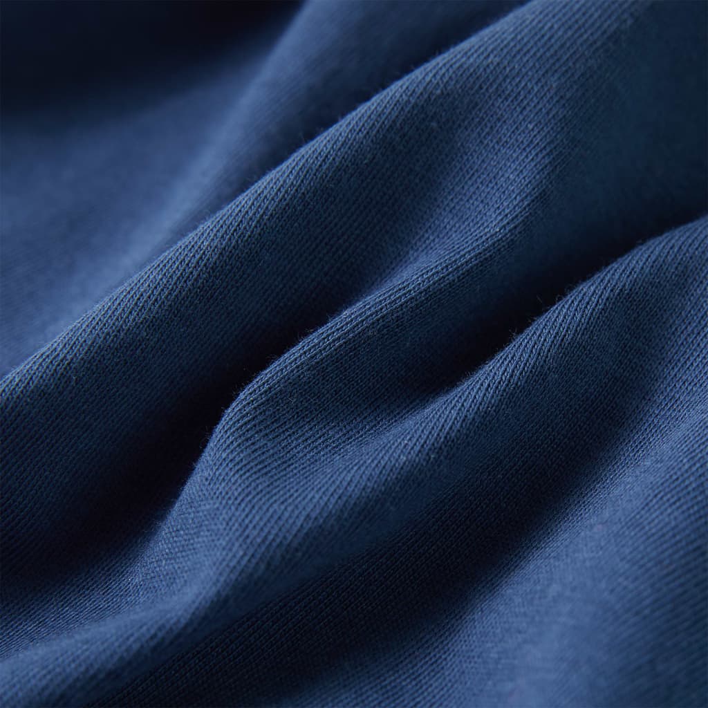 Kindershirt 116 donkerblauw is nu te koop bij PeponiXL, paradijselijk wonen!