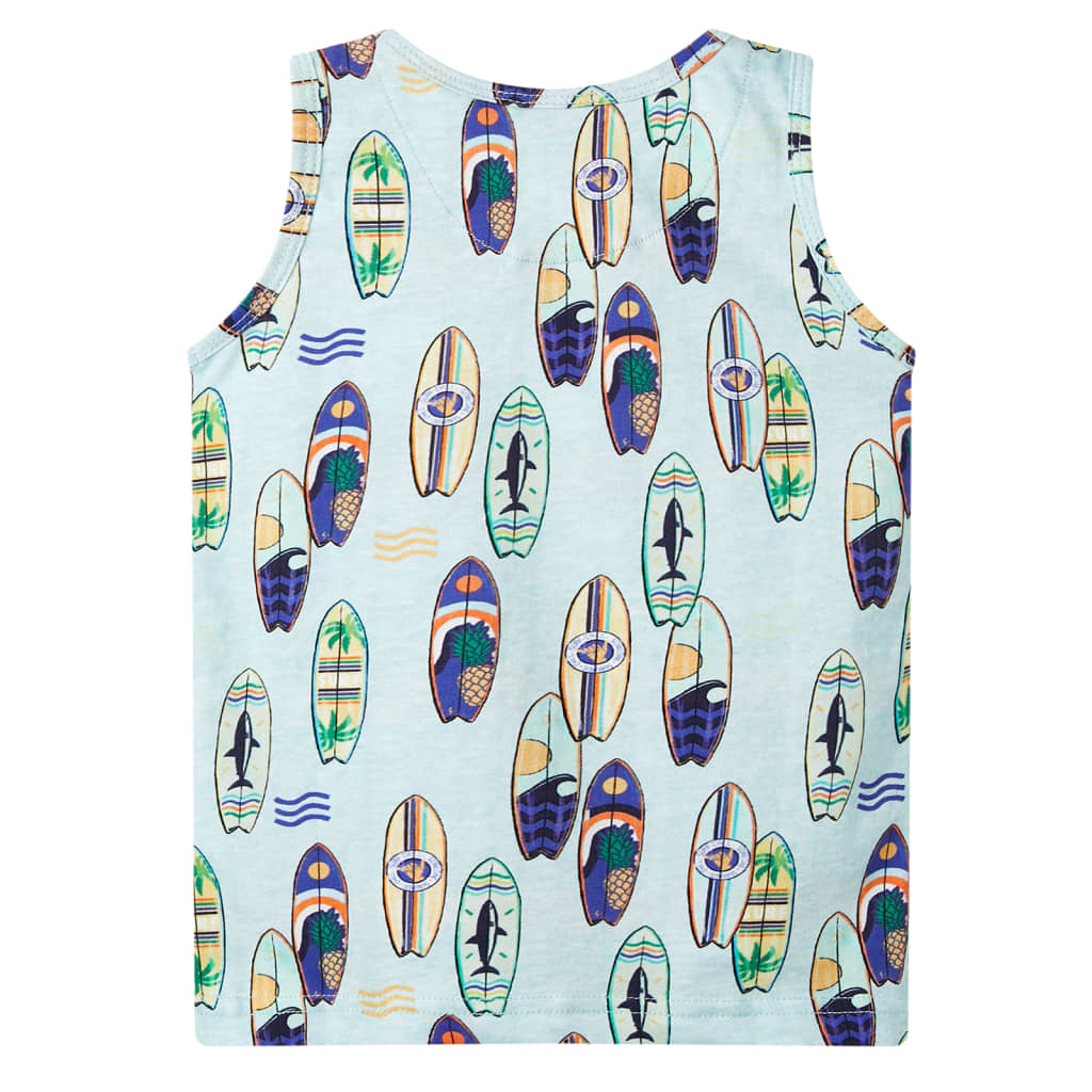 Kindertopje 128 gemêleerd zachtblauw is nu te koop bij PeponiXL, paradijselijk wonen!