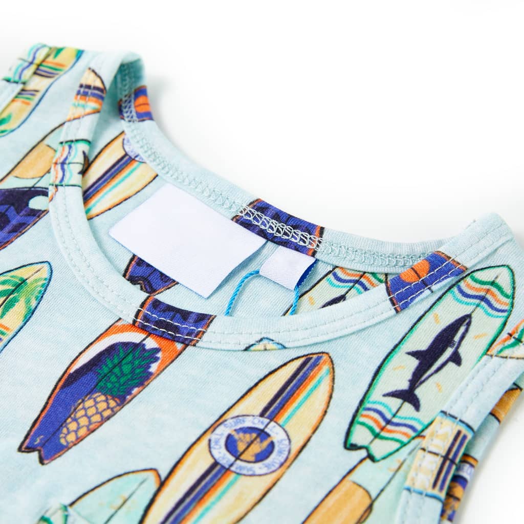 Kindertopje 128 gemêleerd zachtblauw is nu te koop bij PeponiXL, paradijselijk wonen!