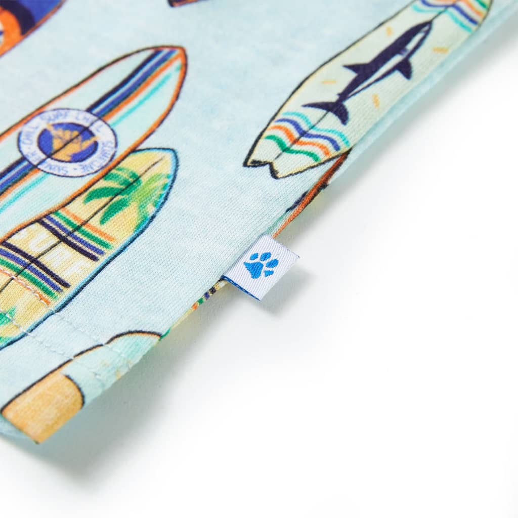 Kindertopje 128 gemêleerd zachtblauw is nu te koop bij PeponiXL, paradijselijk wonen!