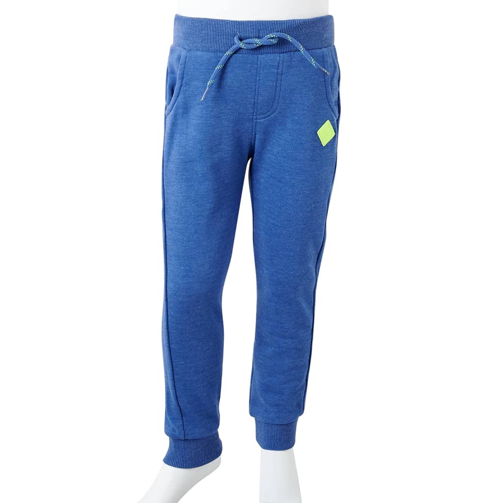 Kinderjoggingbroek 140 gemêleerd blauw is nu te koop bij PeponiXL, paradijselijk wonen!