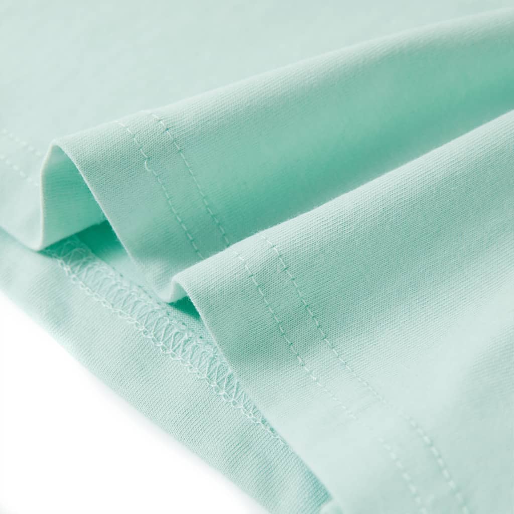 Kindershirt 140 lichtmint is nu te koop bij PeponiXL, paradijselijk wonen!