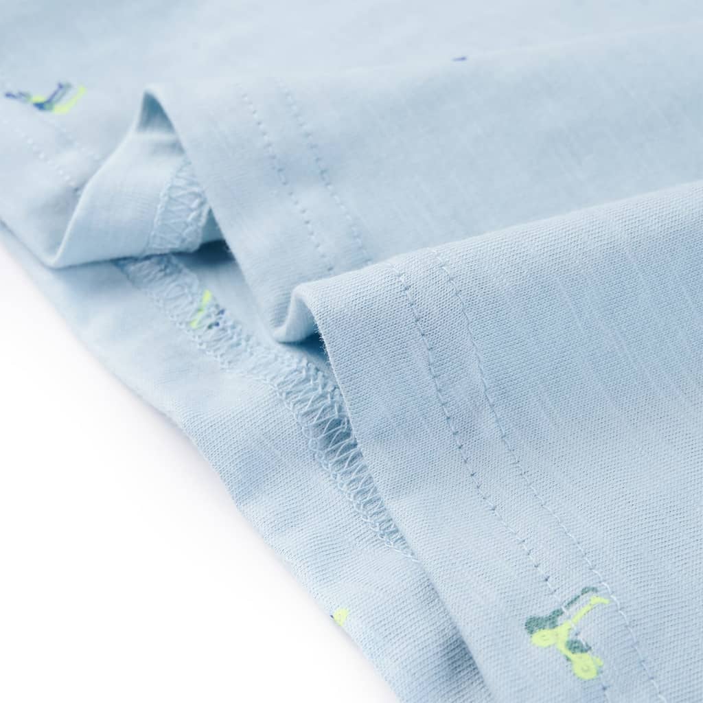 Kindershirt 140 lichtblauw is nu te koop bij PeponiXL, paradijselijk wonen!