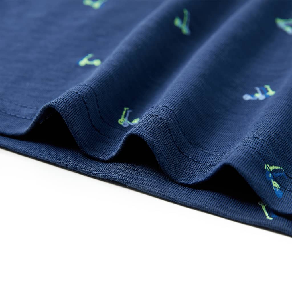 Kindershirt 92 donkerblauw is nu te koop bij PeponiXL, paradijselijk wonen!