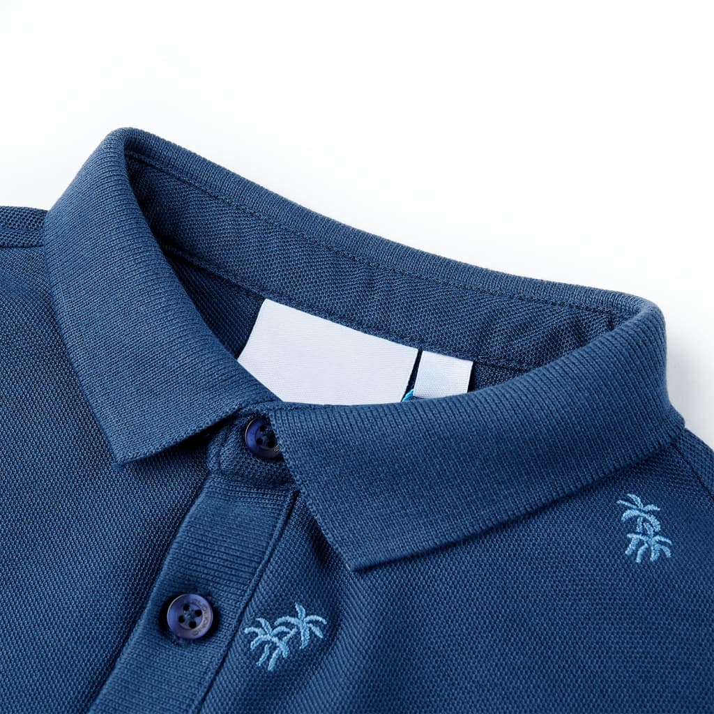 Kinderpoloshirt 92 donkerblauw is nu te koop bij PeponiXL, paradijselijk wonen!