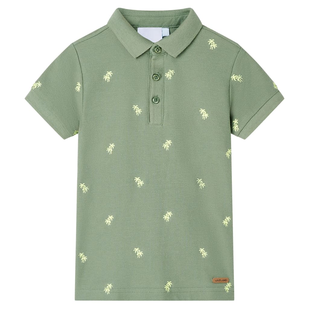Kinderpoloshirt 104 kakikleurig is nu te koop bij PeponiXL, paradijselijk wonen!