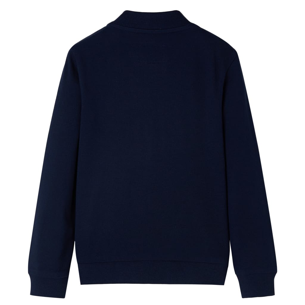 Kindervest met rits 92 marineblauw is nu te koop bij PeponiXL, paradijselijk wonen!