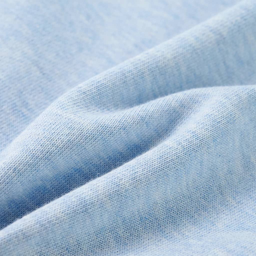 Kindertrui 128 gemêleerd zachtblauw is nu te koop bij PeponiXL, paradijselijk wonen!