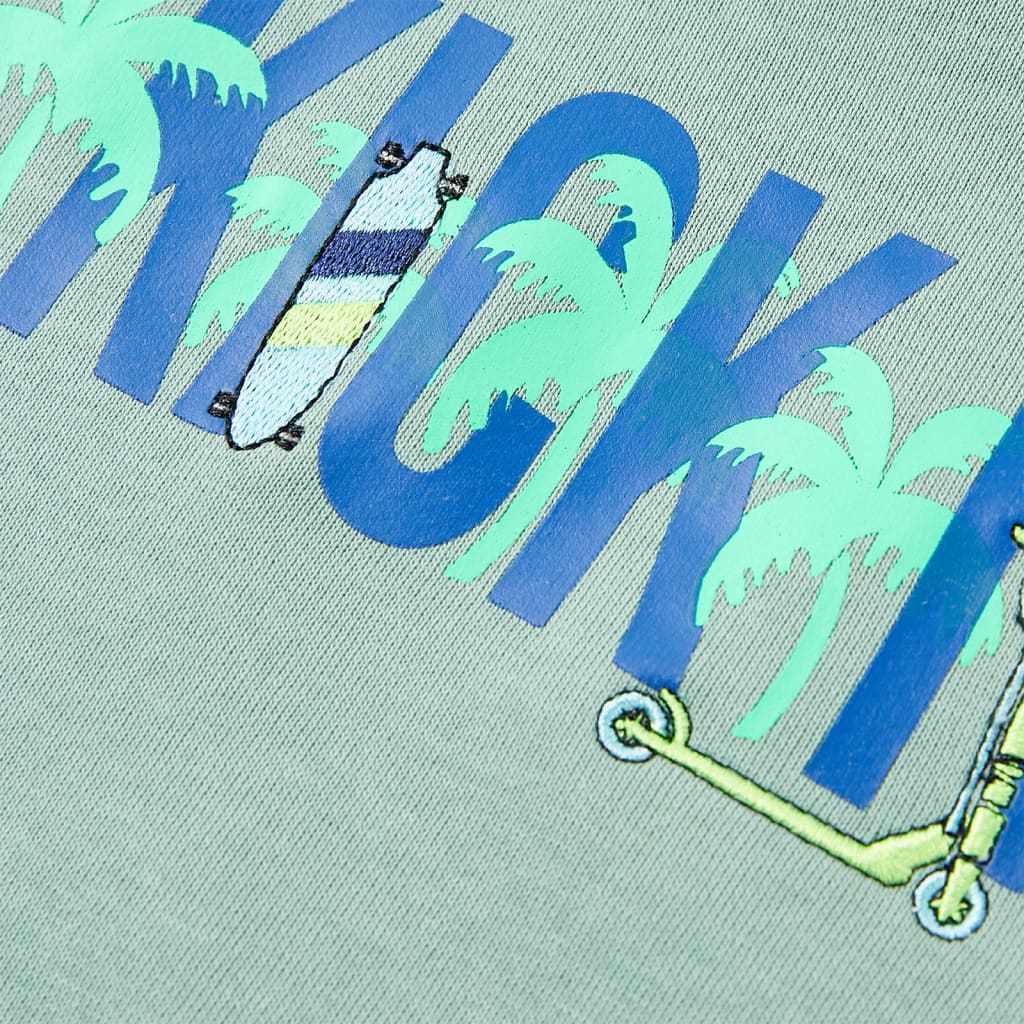 Kindertrui 116 lichtkaki is nu te koop bij PeponiXL, paradijselijk wonen!