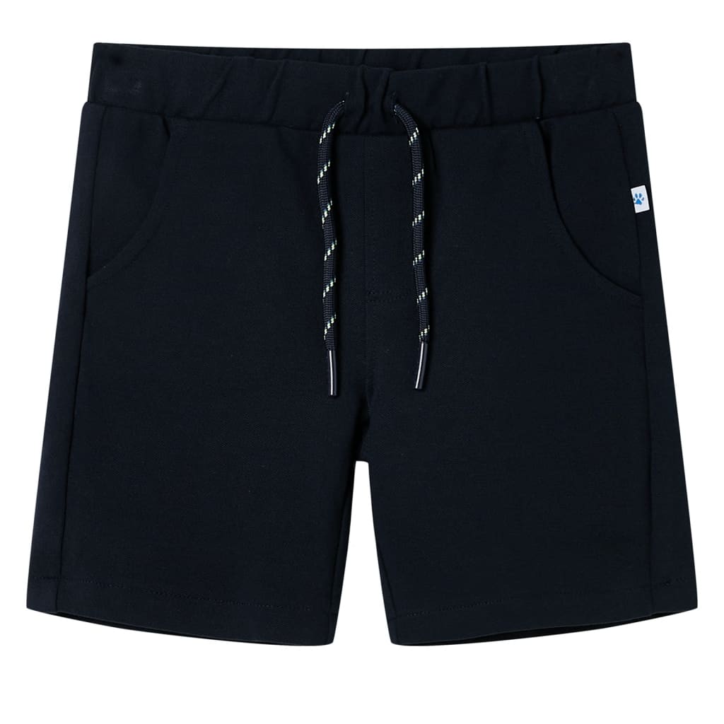 Kindershorts met trekkoord 92 marineblauw is nu te koop bij PeponiXL, paradijselijk wonen!